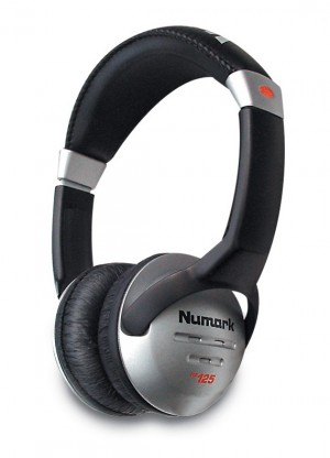 Numark HF125 headphones/headset Wired Head-band Black, Silver