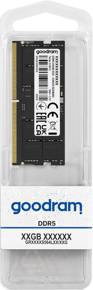 Goodram GR5600S564L46S/8G memory module 8 GB 1 x 8 GB DDR5 262-pin SO-DIMM