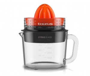 Taurus Citrus Glass electric citrus press 1 L 30 W Black, Red, Transparent
