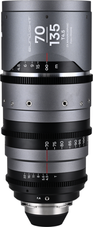 Laowa Sunlight 70-135mm T4.5 2x FF Anamorphic Zoom (Silver) Arri PL