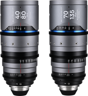 Laowa Sunlight 2X Anamorphic Zoom 2-Lens Bundle (40-80mm,70-135mm) (Blue) Arri PL
