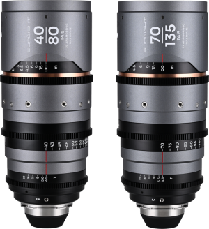Laowa Sunlight 2X Anamorphic Zoom 2-Lens Bundle (40-80mm,70-135mm) (Amber) Arri PL