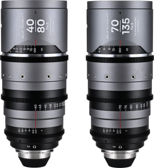 Laowa Sunlight 2X Anamorphic Zoom 2-Lens Bundle (40-80mm,70-135mm) (Silver) Arri PL