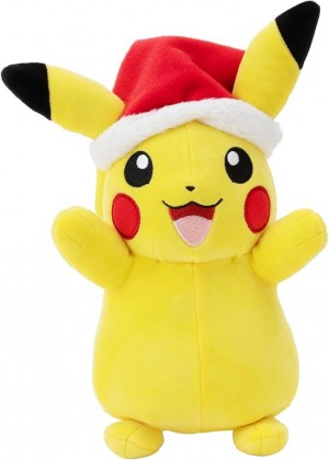 Plush toy Pokemon - Winter Pikachu with Christmas Hat 20 cm