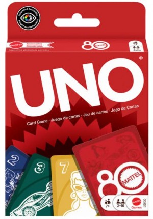 UNO Mattel 80th Anniversary - Ruby Red