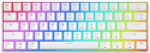 DELTACO GAMING DK470 60% wired mechanical keyboard | US | White