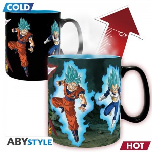 DRAGON BALL SUPER Mug - Saiyans vs. Black | Heat Change 460 ml