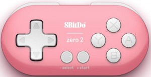 8BitDo Zero 2 Wireless Controller | Pink | BT | Switch, Android, PC
