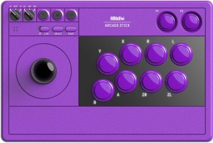 8BitDo Arcade Stick For Switch & PC (Purple)