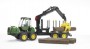 Bruder John Deere 1210E Forwarder with 4 Trunks and Grab (02133)