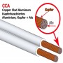 Manax Audio 2x4.0 mm² CCA Copper Cable 1m