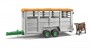 Bruder Livestock Trailer With 1 Cow (02227)