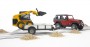Bruder Jeep Wrangler Unlimited with Trailer and CAT Skid (02924)