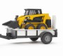 Bruder Jeep Wrangler Unlimited with Trailer and CAT Skid (02924)