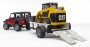 Bruder Jeep Wrangler Unlimited with Trailer and CAT Skid (02924)