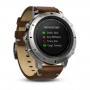 Garmin Fenix Chronos With Vintage Style Leather Watch band (010-01957-00)