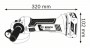 Bosch GWS 18-125 V-LI, SOLO Carton (060193A307)