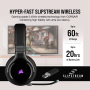 Corsair VIRTUOSO RGB WIRELESS High-Fidelity Gaming Headset — Carbon (EU) (CA-9011185-EU)