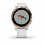 Garmin Vivoactive 4S White with Rose-gold Hardware (010-02172-23)