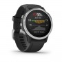 Garmin fenix 6S - Silver with Black Band - Standard (010-02159-01)