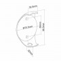 Maclean Holder Speaker Wall Mount Google Home MC-842