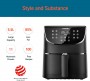 Cosori Air Fryer 5.5L XXL 1700W Black with Digital LED Touch Screen 11 Programmes (CP158-AF)