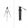 SmallRig Heavy-Duty Fluid Head Tripod AD-01 3751