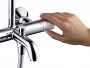 Hansgrohe Vernis Blend 200 Vannas Termostata Komplekts Hromēts (26274000)