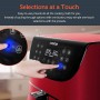 Cosori Air Fryer 5.5L XXL 1700W Red with Digital LED Touch Screen 11 Programmes (‎CP158-AF)