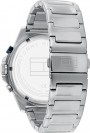 Tommy Hilfiger 1791932 Men s Analogue Quartz Watch with Stainless Steel Strap, Silver-Blue, One Size