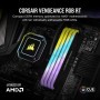 Corsair VENGEANCE RGB RT 32GB (2x16GB) DDR4 DRAM 3600MHz CL16 - Black (CMN32GX4M2Z3600C16)