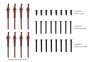 Noctua NA-IS1-12 Sx2 Inlet Spacer for 120mm fans - Set of 2