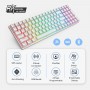 Royal Kludge RK100 White Wireless Keyboard 96% Hot-swap Brown Switches US White