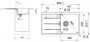 Franke CNG 611-86 3 1/2 Black 86x50 (114.0682.460)
