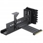 PHANTEKS Premium Vertical GPU Bracket + PCIe 4.0 x16 Riser Cable, DRGB - 220 mm, black (PH-PGPUKT4.0_DBK01)