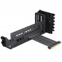 PHANTEKS Premium Vertical GPU Bracket + PCIe 4.0 x16 Riser Cable, DRGB - 220 mm, black (PH-PGPUKT4.0_DBK01)