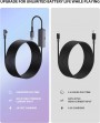 Stouchi Link Cable 5m Compatible with Meta Oculus Quest3/Quest2/Pro/PICO 4, Separate Charging Port for Power Supply (VRC5) Black