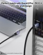Stouchi Limited Link Cable 5m, Compatible with Meta/Oculus Quest3/Quest2/Pro PICO 4 PC Steam VR (CTC5-Black)