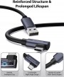 Stouchi Limited Link Cable 5m, Compatible with Meta/Oculus Quest3/Quest2/Pro PICO 4 PC Steam VR (CTC5-Black)
