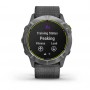 Garmin Enduro GPS Watch - Steel with Gray UltraFit Nylon Strap (010-02408-00)