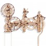 Wooden City 3D Wooden Clock Puzzle - Steampunk Wall Clock (EN)