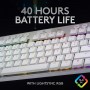 Logitech G915 TKL Lightspeed Wireless White Mechanical Keyboard US, TACTILE SWITCHES
