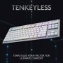 Logitech G915 TKL Lightspeed Wireless White Mechanical Keyboard US, TACTILE SWITCHES