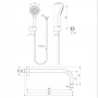 Ideal Standard Ceratherm Navigo Termostata Iebūvējamā Dušas Sistēma (A7771AA)