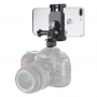 Hurtel Tripod Phone Tripod For Photos with Ball Head Black
