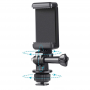 Hurtel Tripod Phone Tripod For Photos with Ball Head Black