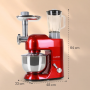 Klarstein Lucia Morena 3in1 Food Processor Red