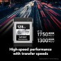 Lexar Professional CFexpress Type B Card Silver Series 128GB R1750/W1300 (LCXEXSL128G-RNENG)
