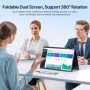 UPERFECT Dual Laptop Monitor Portable Monitor Extender 15.6-inch Laptop M156E14 (E1405M156HWL)