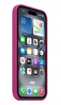 Apple iPhone 16 Silicone Case with MagSafe Fuchsia MYY53